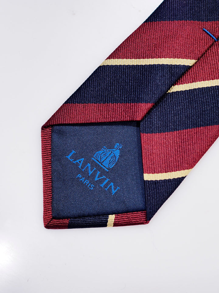 Lanvin Μεταξωτή γραβάτα | Κόκκινο / Μπλε