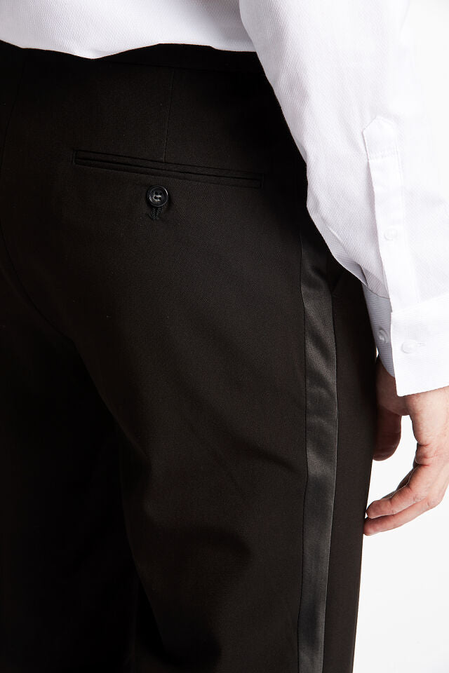 Lindbergh Ελαστικό Ταξίντο Κοστούμι Slim Fit | Μαύρο