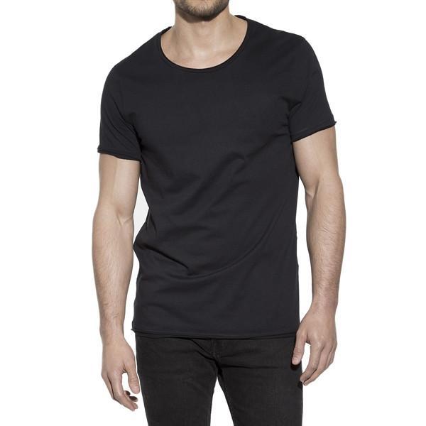 Bread & Boxers Men's Underwear Bread & Boxers Men's Underwear Crew-Neck Relaxed | BLACK