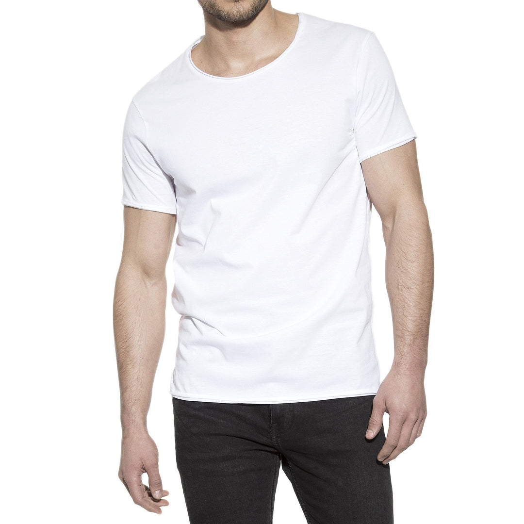 Bread & Boxers Men's Underwear Bread & Boxers Men's Underwear Crew-Neck Relaxed | WHITE