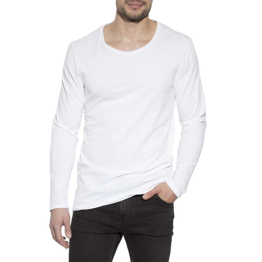 Bread & Boxers Men's Underwear Bread & Boxers Men's Underwear Long Sleeve Relaxed | WHITE