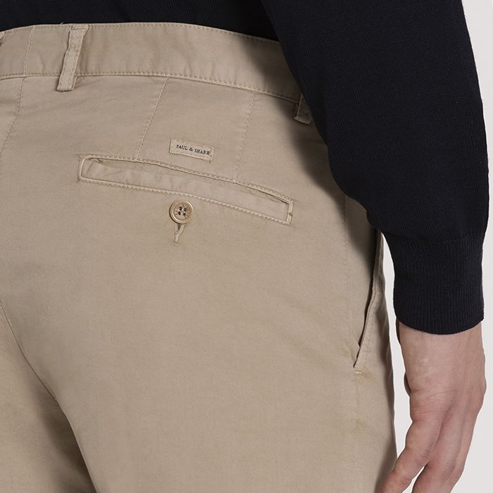 Paul & Shark Chino Stretch Βαμβακερό Παντελόνι | Μπεζ
