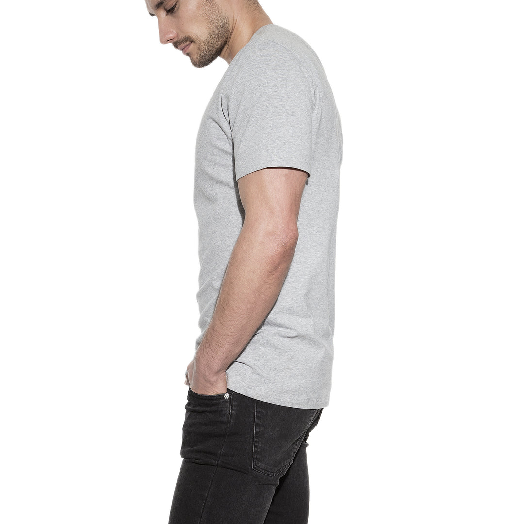 Camiseta de cuello redondo de ropa interior para hombre de Bread &amp; Boxers | GRIS