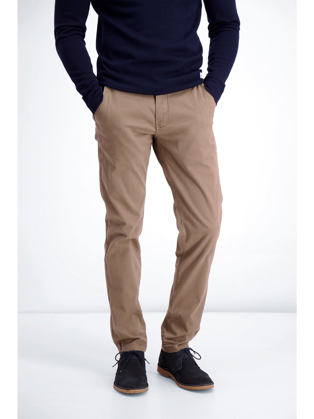 Shine Original Chino Παντελόνι Στενή Γραμμή: Μπεζ – πλαϊνή όψη