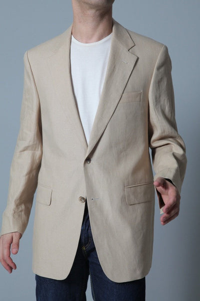 Eduard Dressler Men's Jacket Eduard Dressler Jacket Linen  | BEIGE
