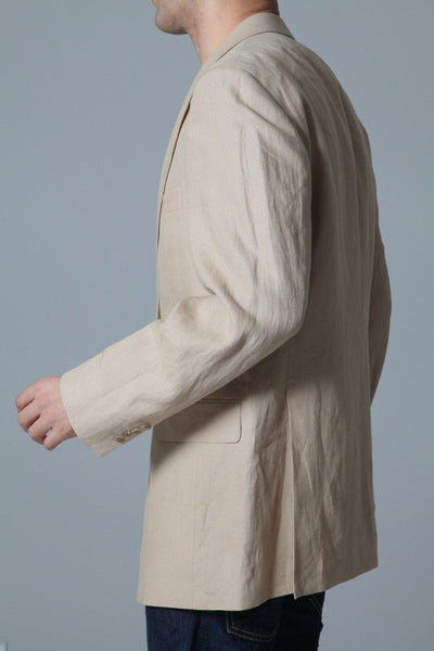Eduard Dressler Men's Jacket Eduard Dressler Jacket Linen  | BEIGE