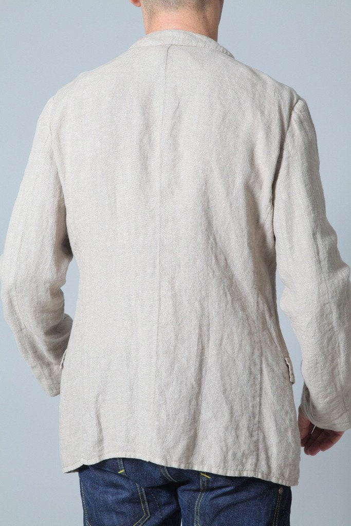 Hugo Boss Men's Jacket Hugo Boss Jacket Linen | BEIGE