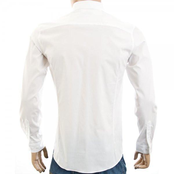 Lindbergh Men's Shirt Lindbergh Shirt Stretch | WHITE