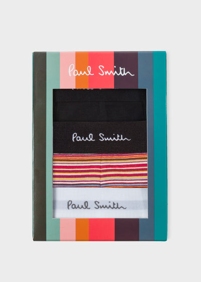 Paul Smith Μπόξερ σε Πακέτο των Τριών | Πολύχρωμο/Μαύρο/Λευκό