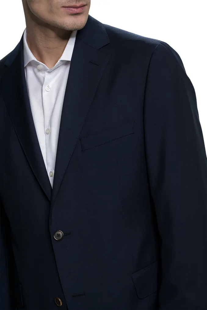 Costume Edward Dressler, coupe ajustée: Bleu marine – vue du produit