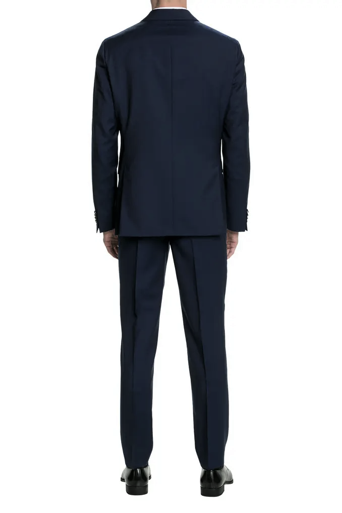 Costume Edward Dressler, coupe ajustée: Bleu marine – vue lifestyle