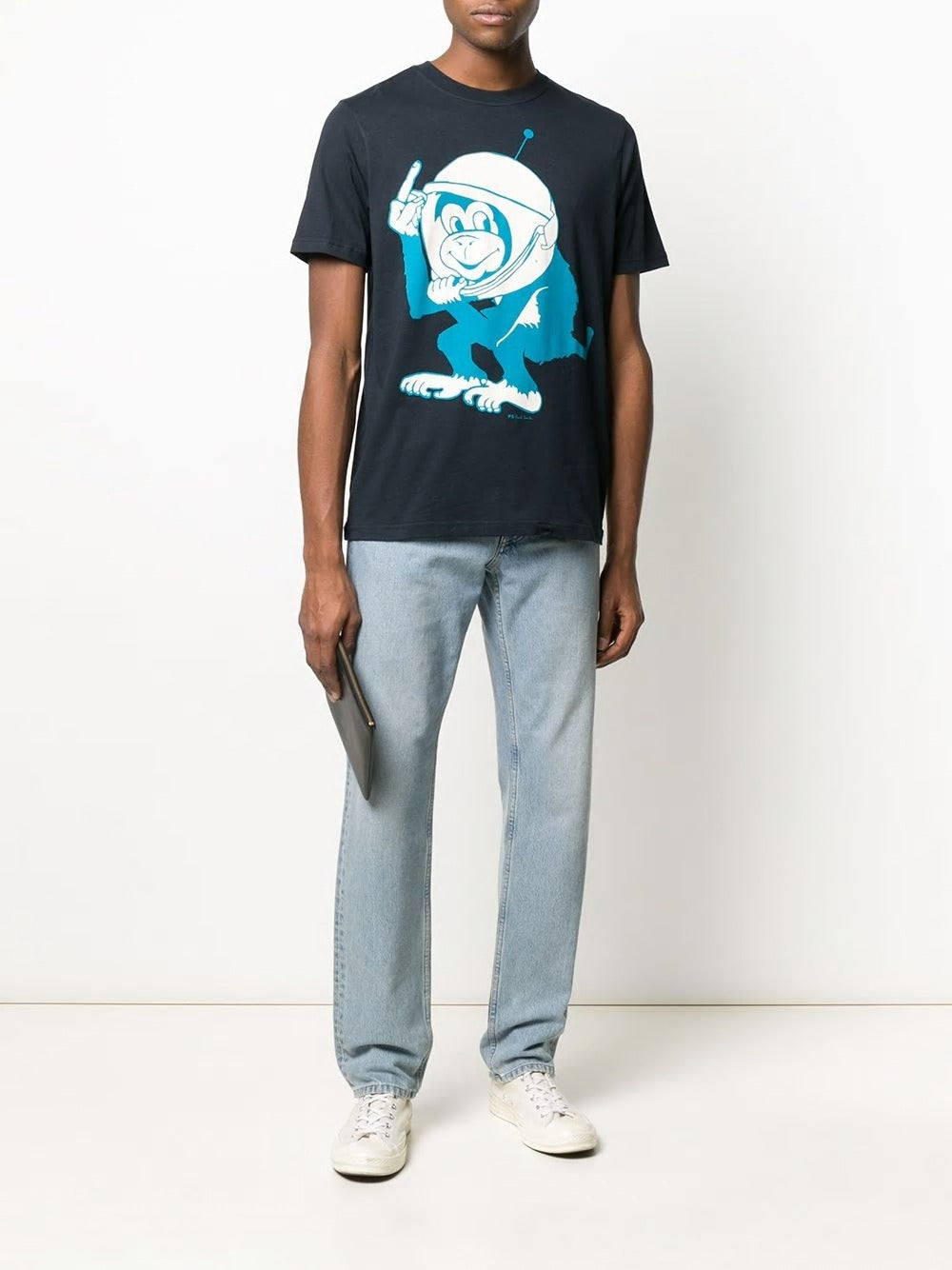 Paul Smith T-shirt Οργανικό Βαμβάκι | Μπλε