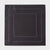 Paul Smith Pochette Paul Smith Pocket Square Concentric Pattern Silk | BLACK