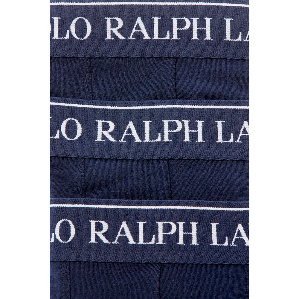 Ralph Lauren Βαμβακερό Μπόξερ σε Πακέτο των 3 | Σκούρο Μπλε