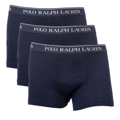 Ralph Lauren Βαμβακερό Μπόξερ σε Πακέτο των 3 | Σκούρο Μπλε