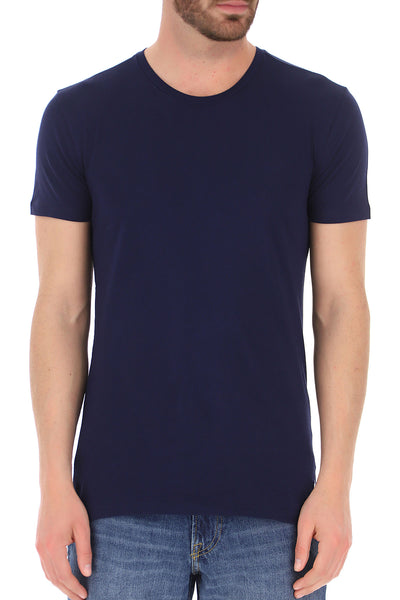 Ralph Lauren Slim Μπλουζάκι Λαιμόκοψη Πακέτο των 3 | Σκούρο Μπλε/Λευκό/Ανθρακί
