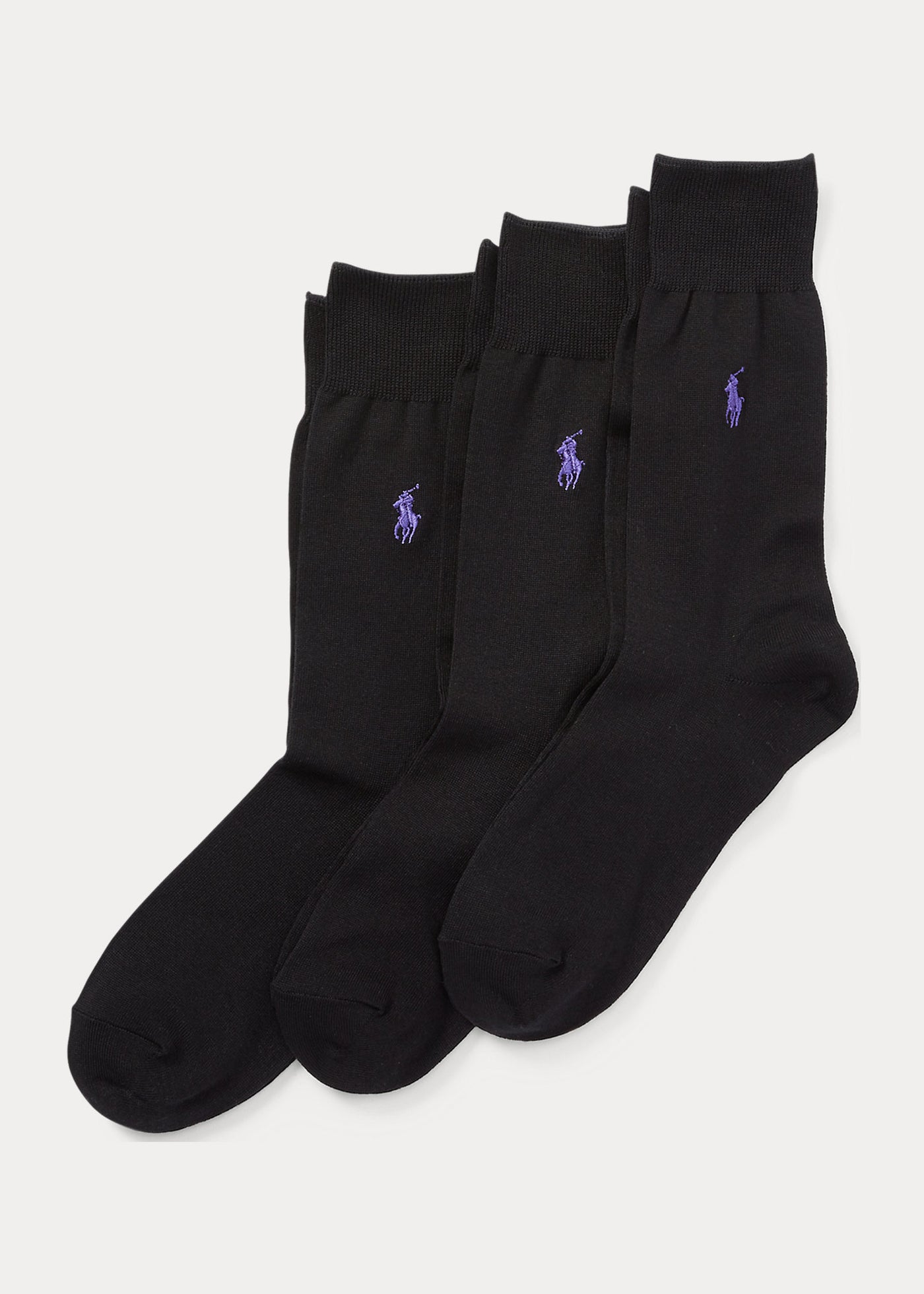 Ralph Lauren Κάλτσες Παντελονιού σε Πακέτο των 3 | Μαύρο
