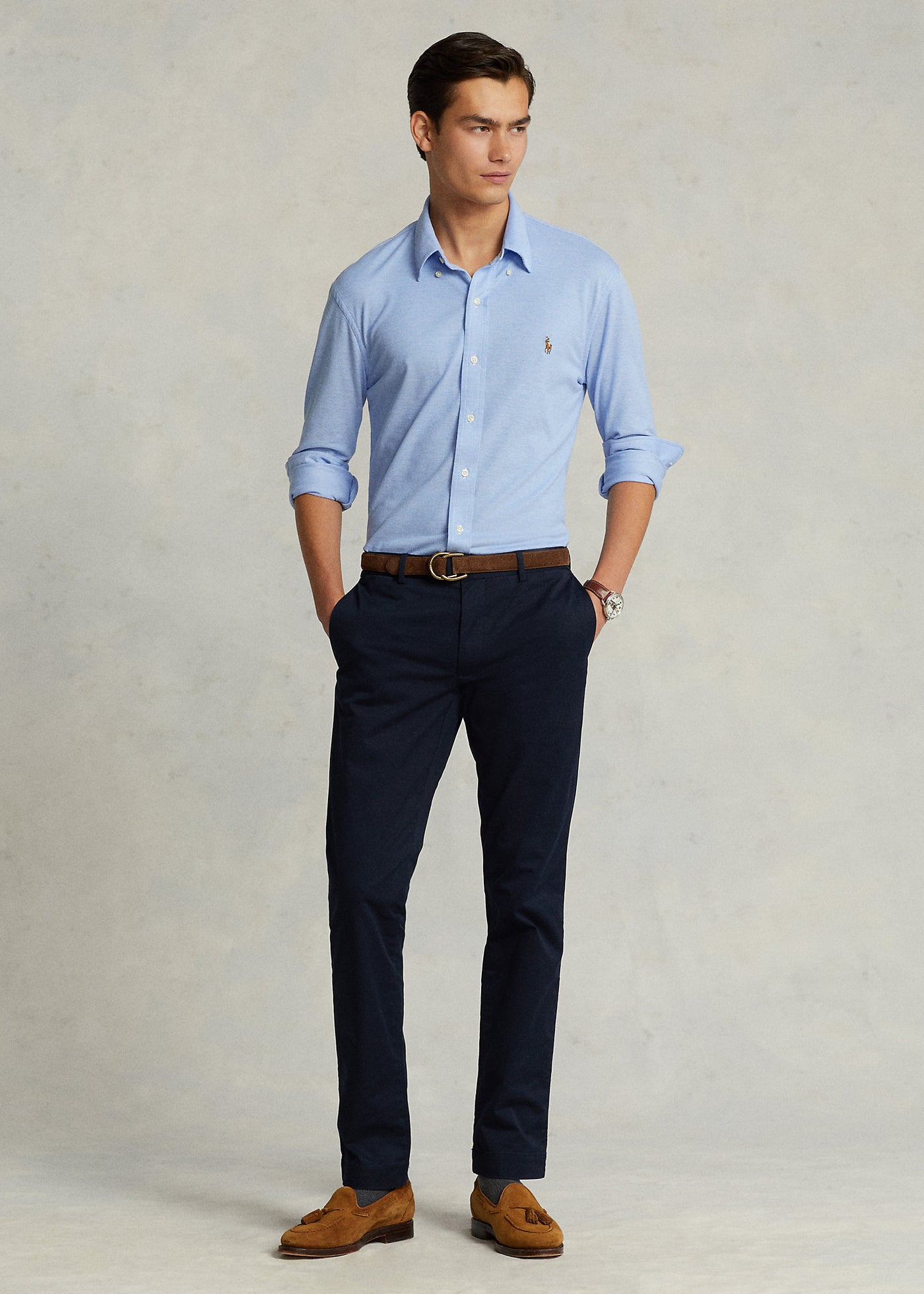 Ralph Lauren Ελαστικό Slim Fit Παντελόνι | Σκούρο Μπλε