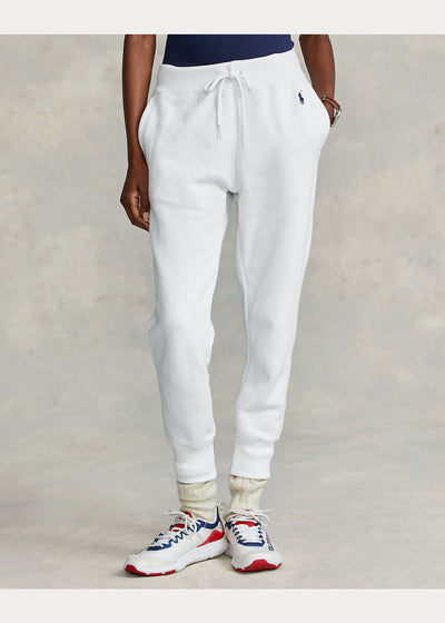 Ralph Lauren Fleece Παντελόνι Φόρμας | Λευκό