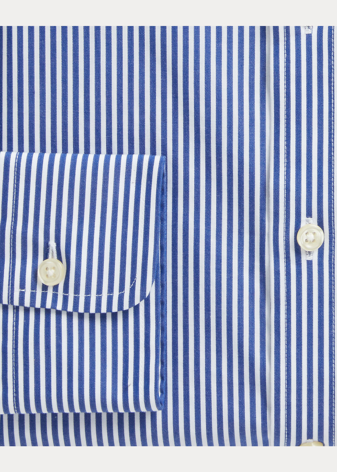 Ralph Lauren Slim Fit Ριγέ Υποκάμισο Ποπλίνα | Μπλε/Λευκό
