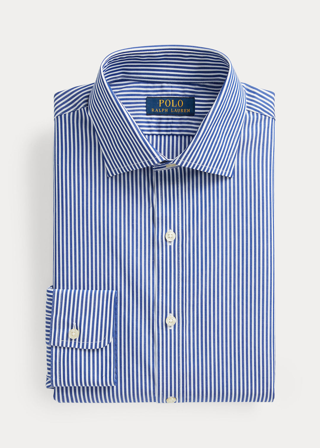 Ralph Lauren Slim Fit Ριγέ Υποκάμισο Ποπλίνα | Μπλε/Λευκό