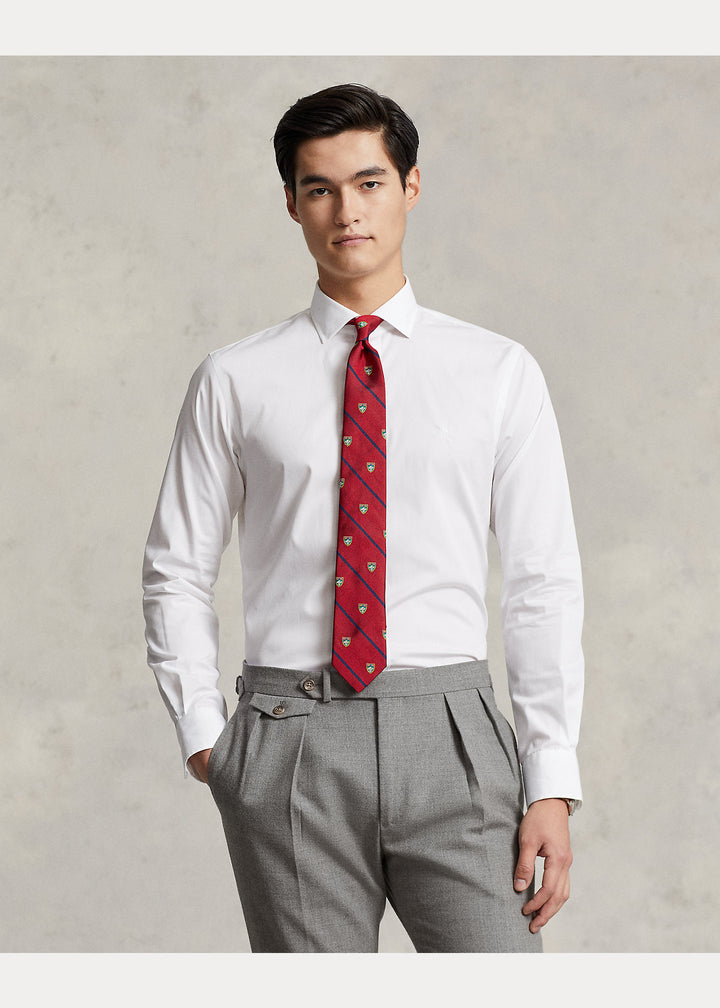 Ralph Lauren Slim Fit Υποκάμισο Ποπλίνα | Λευκό