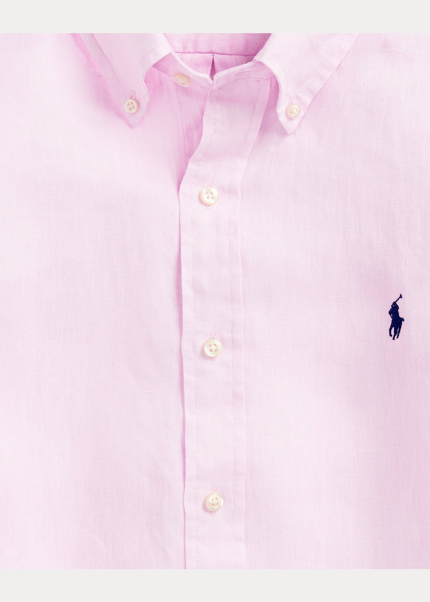 Ralph Lauren Custom Fit Λινό Υποκάμισο | Ροζ