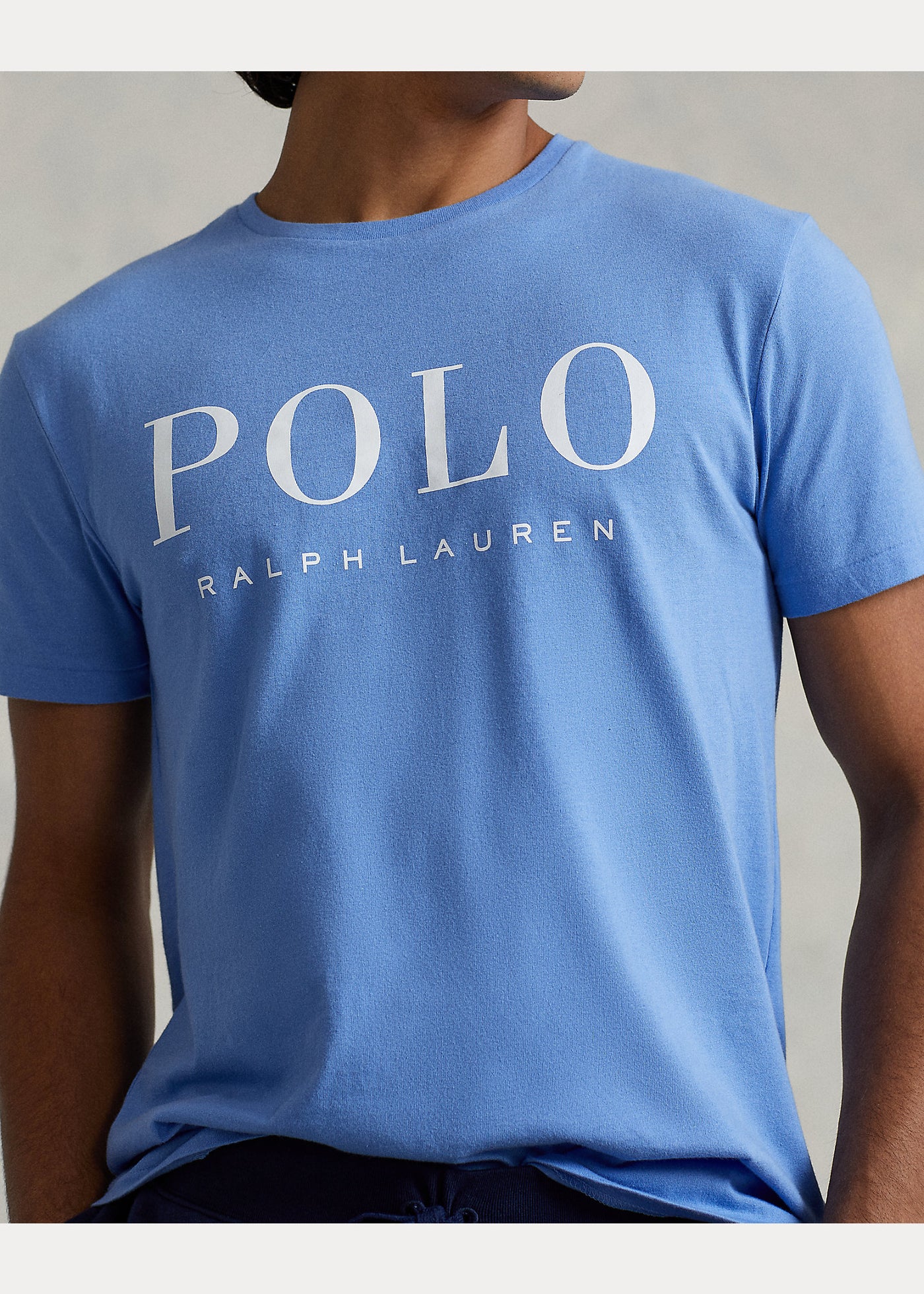Ralph Lauren Custom Slim Fit Τζέρσει T-Shirt | Γαλάζιο