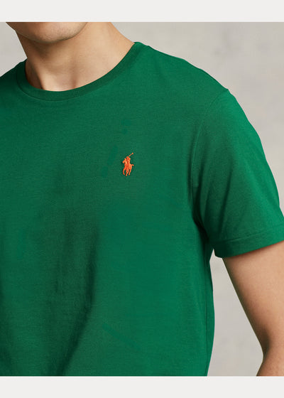 Ralph Lauren Custom Slim Fit T-Shirt Λαιμόκοψη | Πράσινο