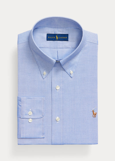 Ralph Lauren Custom Fit Oxford Υποκάμισο | Γαλάζιο
