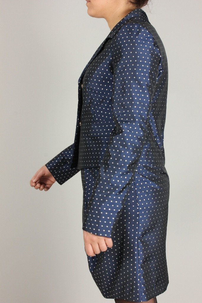Ter de Caractere Women's Jacket Ter de Caractere Jacket and Skirt Set | BLUE